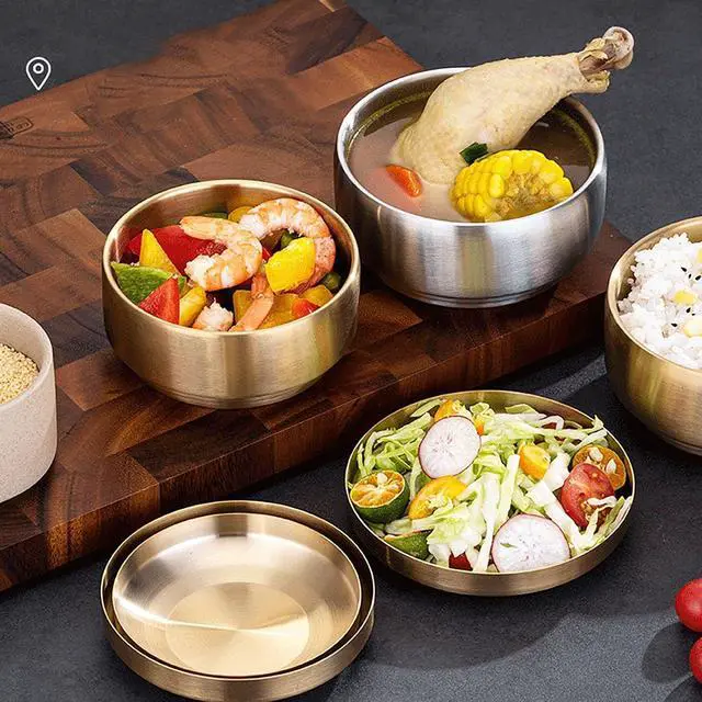 Alt view image 5 of 5 - Thickened 304 Stainless Steel Bowl, 300Ml Food Grade Bowl for Soup, Rice, Salad, Cereal, Breakfast, Dinner, Serving and Oatmeal at Home and Outdoors (1, 10.5 cm)