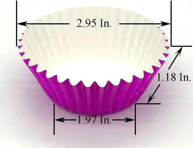 Alt view image 2 of 7 - Hot Pink Foil Cupcake Liners Standard Paper Baking Cups for Birthday, Party and More, 120-Count