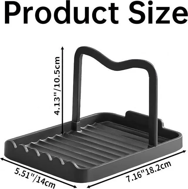 Alt view image 2 of 7 - Spoon Rest for Kitchen Counter,Spoon Rest Holder for Stove Top