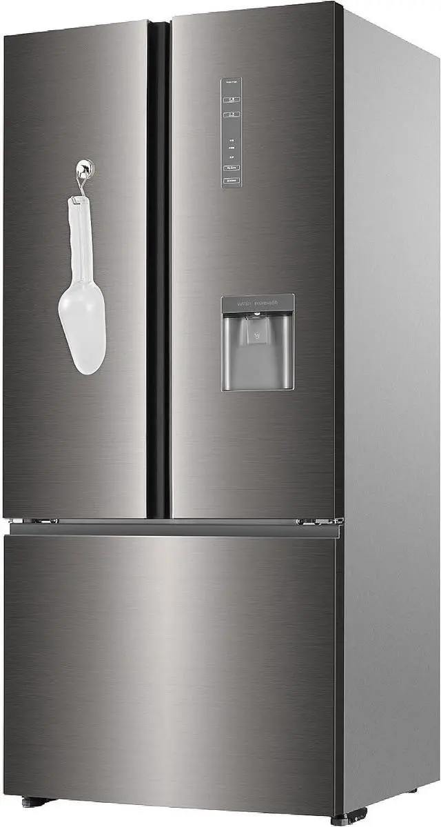 Alt view image 3 of 6 - Ice Maker Scoop with Magnetic Hook Holder, Kitchen Ice Scoop for Refrigerator, Multipurpose for Pet Food, Flour, Grains, Candy, (2-Piece Set)