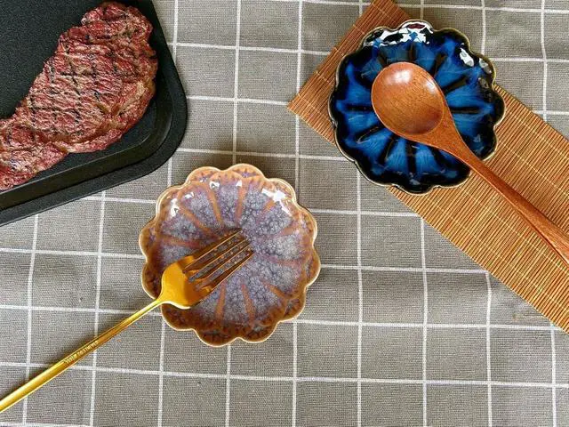 Alt view image 3 of 7 - Ceramic Spoon Rest for Stove Top, Flower Cute Spoon Rest for Kitchen Counter, Cooking Spoon Holder for Kitchen Counter, Utensil Rest Spatula Rest Ladle Holder Tong Rest, 1 PC (Retro, Lavender Purple)