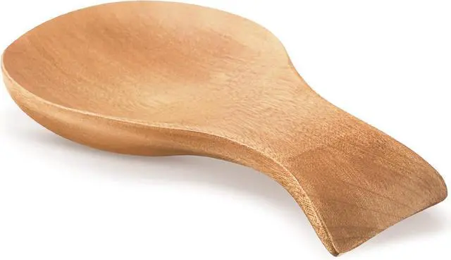 Main image of Patelai Acacia Wood Spoon Rest for Kitchen Stove Top Utensils,Wood Color | Wooden Spatula Holder for Countertop, Protects Surfaces from Stains, Farmhouse Kitchen Decor, Holds Spoons Ladles Utensils