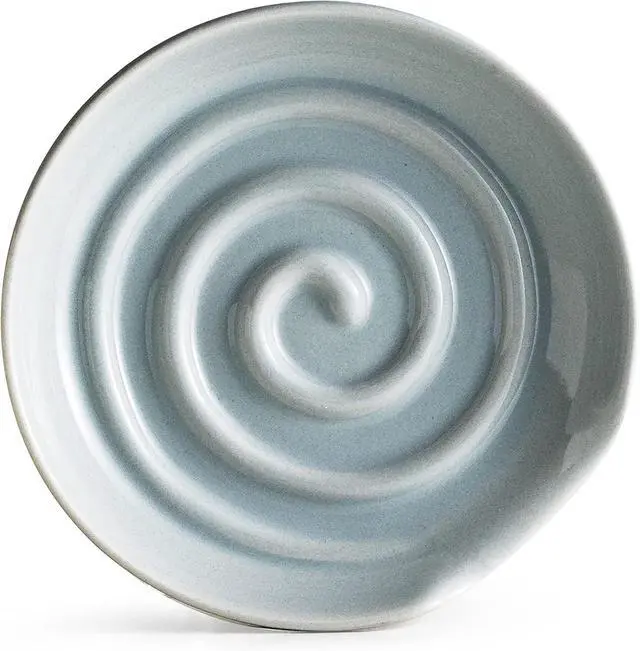 Alt view image 2 of 7 - Swirl Spoon Rest for Stove Top, Spatula Holder for Kichen Counter | Ceramic Coffee Spoon Holder, Cooking Utensils Rest to Prevent Sauce Spillage, Cooking utensils Holder,Dishwasher Safe