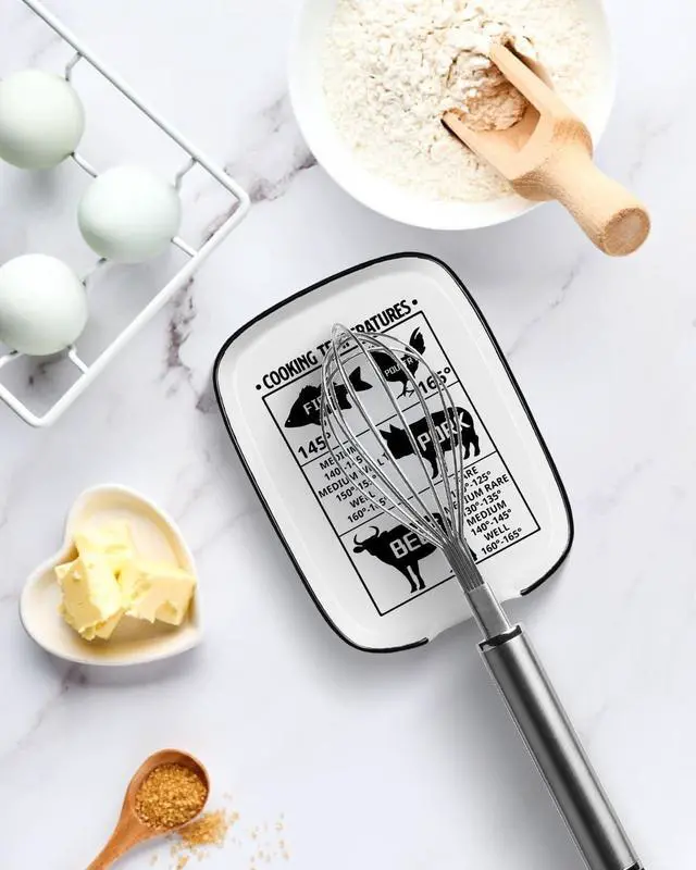 Alt view image 4 of 7 - Funny Large Spoon Rest for Stove Top, Ceramic Spoon Holder, White | Spoon Holder for Kitchen Counter Cooking Utensil Rest, Cooking Temperature Modern Farmhouse Kitchen Decor and Accessories