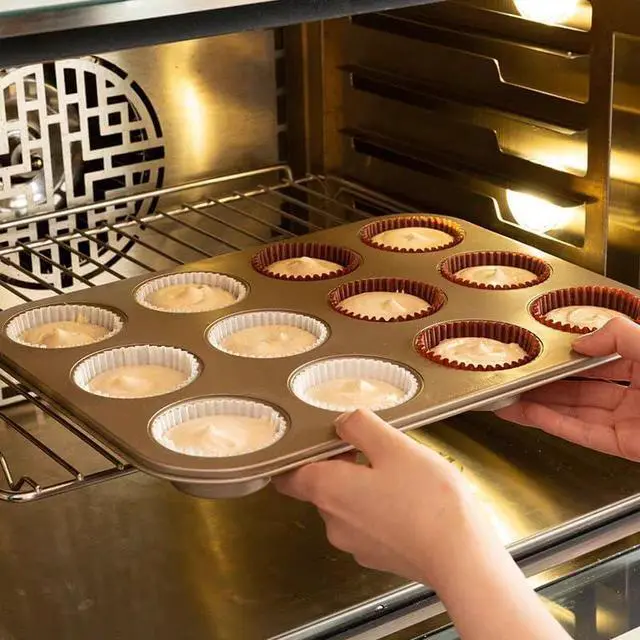 Alt view image 5 of 7 - Standard Cupcake Liners 300 Count Fall Colors Paper Muffin Baking Cups Brown Neutral Disposable Cupcake Wrappers for Holiday and Party Baking Supplies