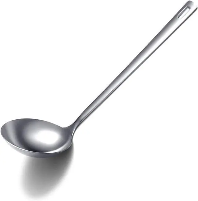 Main image of Stainless Steel Ladle, Berglander Soup Ladle, Cooking Ladle, Kitchen Ladle, Metal Soup Spoon For Cooking Non-Stick And Heat Resistant, Dishwasher Safe, Easy to Clean