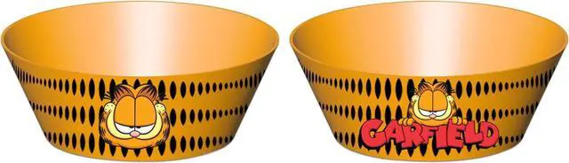 Main image of Surreal Entertainment Garfield Bowl | Garfield Collectible | Funny Cat Bowl | Garfields Memorabilia | Garfields Gifts Party Supplies | Multi-Purpose Snack Bowls | Orange | 6" Wide