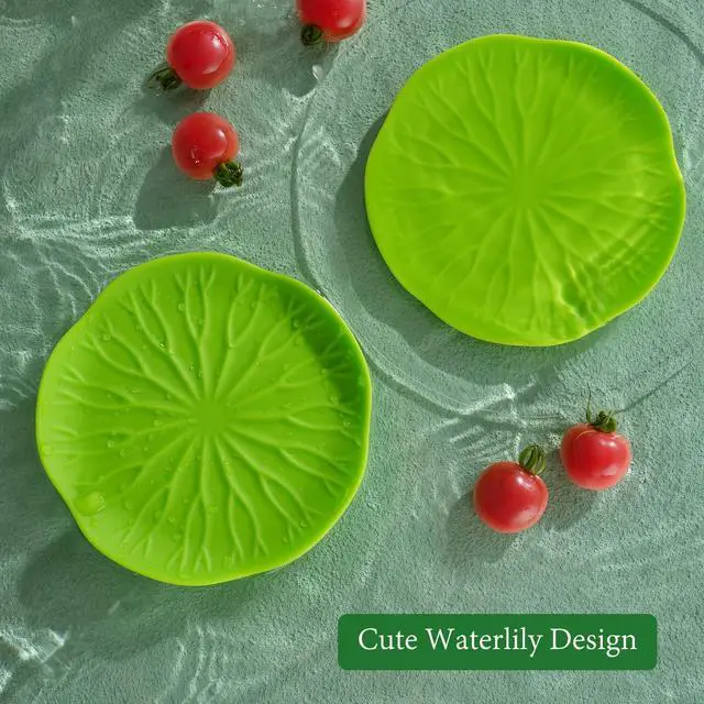 Alt view image 3 of 7 - KITCHENDAO Silicone Spoon Rest - Green, Floral Pattern - 5.9 x 4.9 Inches - Dishwasher Safe, BPA Free for Women - 1 Pack With Color Box