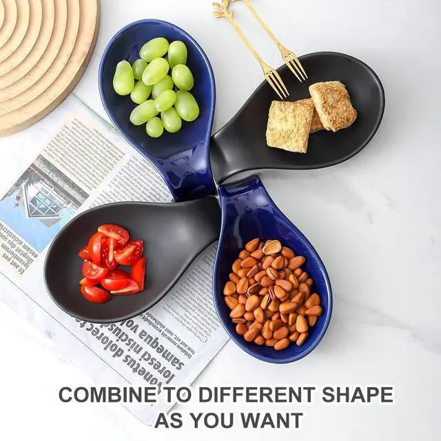Alt view image 7 of 7 - Nihow Ceramic Spoon Rest for Stove Top/Kitchen Counter,Black | Spoon Holder,Heat Resistant, Dishwasher Safe, Easy Clean,Countertop/Cooking