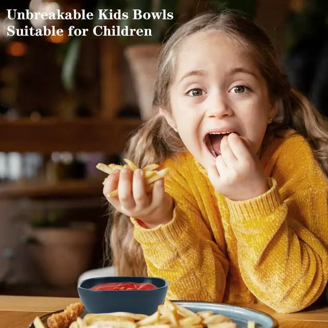 Alt view image 4 of 7 - PYRMONT Wheat Straw Small Bowls Soy Sauce Dishes 5 OZ Small Dessert Bowls Set of 6 Dipping Sauce Cups Mini Prep Bowls Unbreakable Dipping Bowls for Side Dish Ketchup Soy BBQ - Multi color