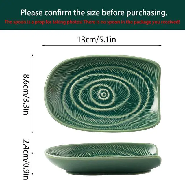 Alt view image 3 of 7 - Ceramic Spoon Rest for Stove Top, Spoon Holder for Kitchen Counter | Works as a coffee spoon rest and utensil rest for ladles, spatulas and stirrers, fitting daily use and housewarming gifts.