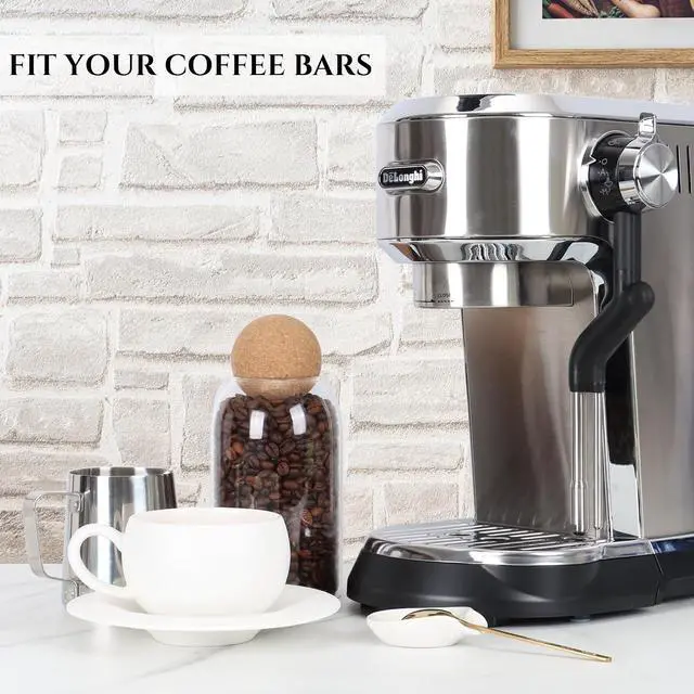 Alt view image 3 of 7 - Coffee Spoon Rest for Coffee Bar Accessories Ceramic Coffee Spoon Holder | Comes with Gold Spoon, Small Spoon Rest for Coffee Station Accessories, Cute Accessories for Coffee Bar Decor