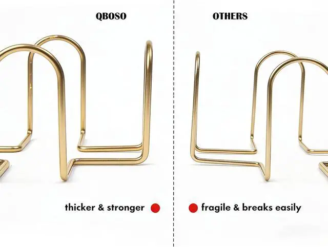 Alt view image 3 of 6 - Coaster Holder 4.3 Inch Gold Iron Metal Holder Storage Caddy for Both Round and Square Coasters Fit 4 to 9 Pieces Coasters (1 PC)