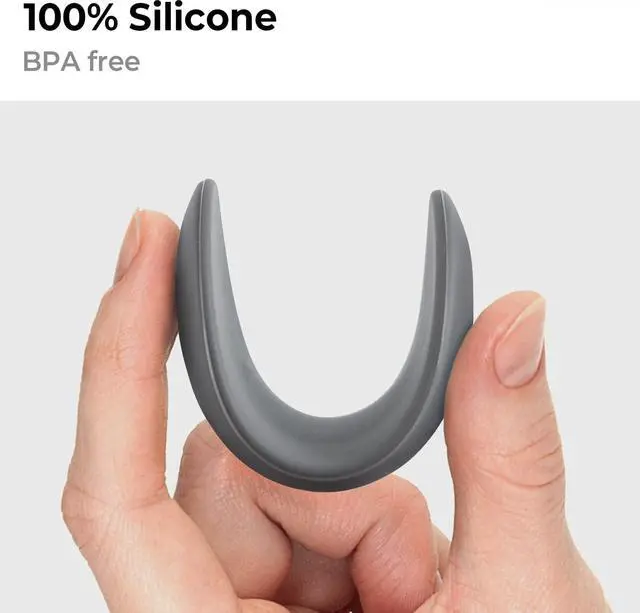 Alt view image 4 of 7 - Carrotez 2 PCs Small Silicone Coffee Spoon Rest 3.74"L x 1.6"W - Deep Grey | Spoon Holder Flexible almond-Shaped for Next to Coffee Maker, Kitchen Utensil Rest