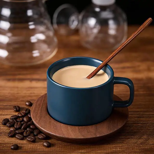 Alt view image 5 of 7 - 2pcs Long Wooden Spoon, 9.25in/23.5cm Long Handle Wood Honey Spoon for Eating Mixing Stirring Honey Coffee Tea Soup Wooden Cooking Utensils for Home Kitchen Restaurant