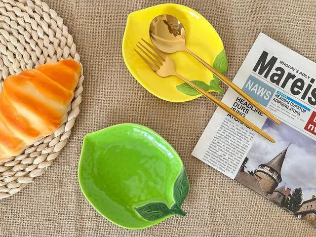 Alt view image 2 of 7 - Ceramic Spoon Rest for Stove Top & Kitchen Counter Spoon Holder for Stove & Cooking Spoon Holder for Ladle Cute Coffee Spoon Rest Utensil Rest Spatula Rest, Lemon Kitchen Decor & Accessories (Green)