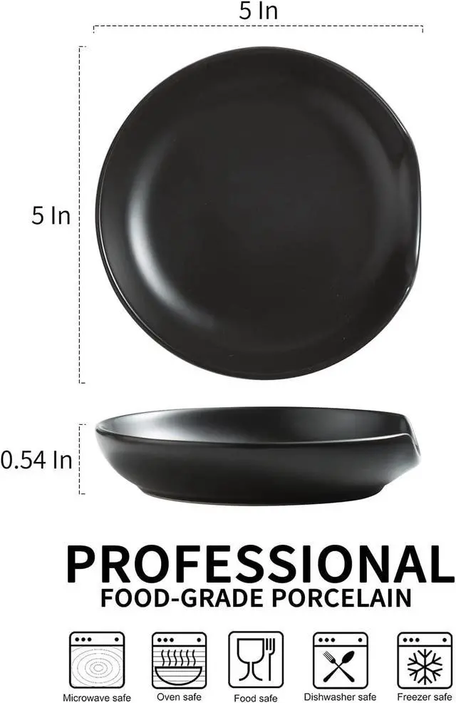 Alt view image 2 of 7 - Gomakren Black Ceramic Spoon Rest for Stove Top Kitchen Utensil Holder | Stable Anti-Slip Base, Dishwasher Safe, Large Capacity Multi-Scene Use, Keep Kitchen Counter Clean, Holiday Housewarming Gift