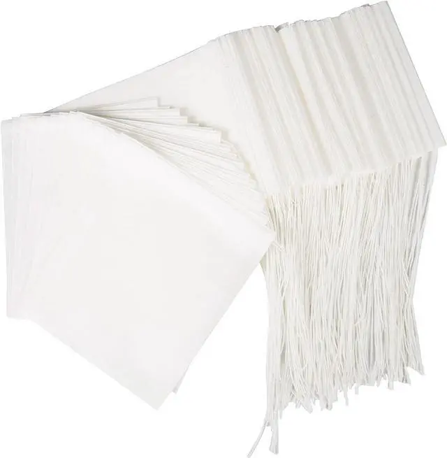 Main image of 100PCS Tea Filter Bags, Disposable Tea Bags for Loose Leaf Tea, Drawstring Empty Tea Infuser, BetyBedy Tea Steeper, Natural Wood Pulp Paper Material, 1-Cup Capacity3.15 x 3.94 inch