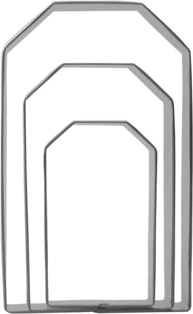 Main image of Keewah Tea Bag Hang Tag Cookie Cutter Set - 5,4,3 - 3 Piece - Stainless Steel | 5,4,3
