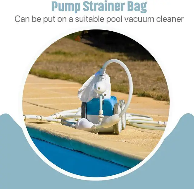 Alt view image 6 of 7 - Shappy 5 Pieces Compost Tea Bag Pump Strainer Mesh Filter Bag with Drawstring 600 mm for Prevents Clogging During The Straining Process (23 x 16 cm)