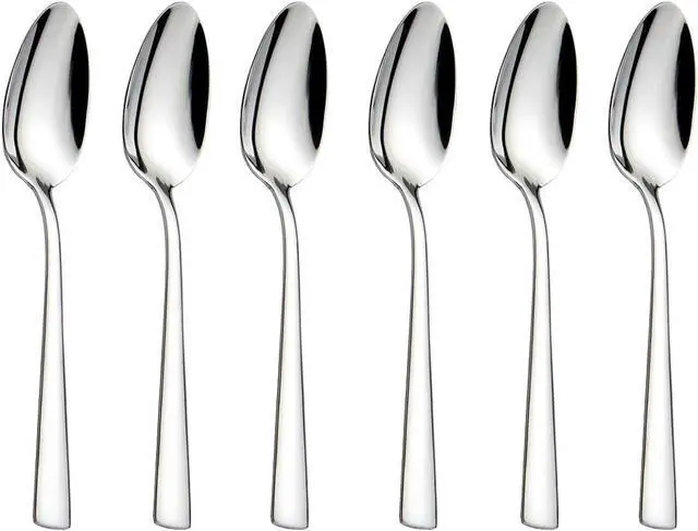 Main image of 6-Pieces Teaspoons Set, 6.29 Inches Tea Spoon,Stainless Steel 18/0