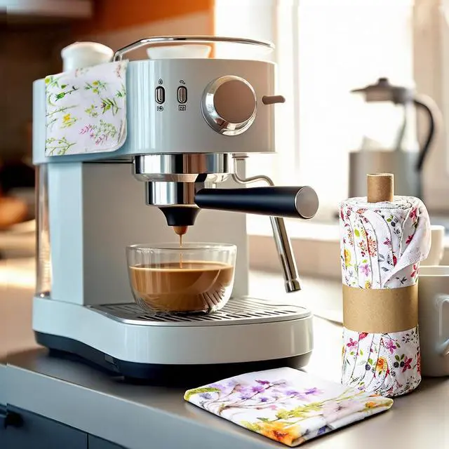 Alt view image 4 of 6 - Reusable Kitchen Cloths Cotton Towel, 6 Pack, Wildflowers | Washable 9.84x11.81in, Paperless Towel Rolls Bulk, Cleaning Cloth Napkins for Dishes