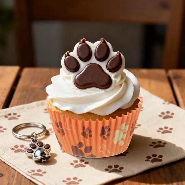 Alt view image 5 of 6 - 600 Pcs Paper Baking Cups Cupcake Wrappers,Paw Cupcake Liners