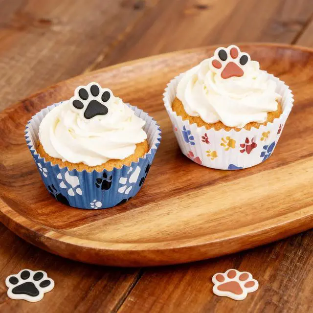 Alt view image 6 of 6 - 600 Pcs Paper Baking Cups Cupcake Wrappers,Paw Cupcake Liners