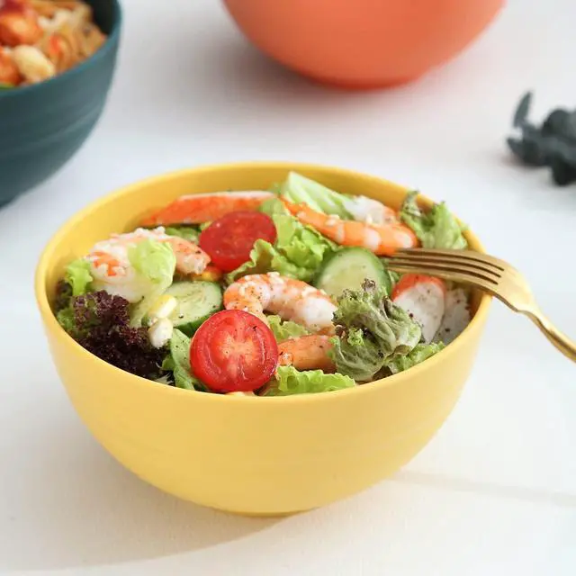 Alt view image 6 of 7 - Kyraton Cereal Bowls 4 Pieces, Unbreakable And Reusable Light Weight Bowl For Rice Noodle Soup Snack Salad Fruit Dishwasher Safe, Microwave Safe BPA Free (Mutil Color)