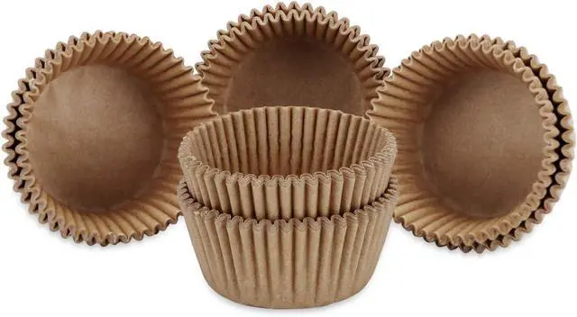 Alt view image 2 of 7 - Gifbera Odorless Parchment Mini Cupcake Muffin Liners - Greaseproof Natural Paper Baking Cups, 300-Count
