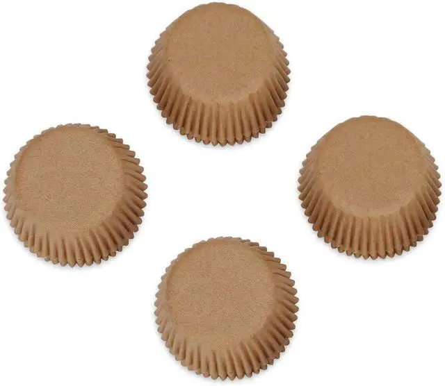 Alt view image 3 of 7 - Gifbera Odorless Parchment Mini Cupcake Muffin Liners - Greaseproof Natural Paper Baking Cups, 300-Count