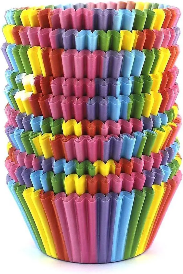 Main image of Baking Cups Cupcake Liners, Standard Sized, 300 Count (Rainbow)