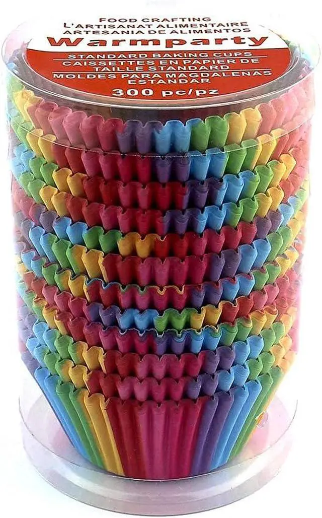 Alt view image 6 of 6 - Baking Cups Cupcake Liners, Standard Sized, 300 Count (Rainbow)