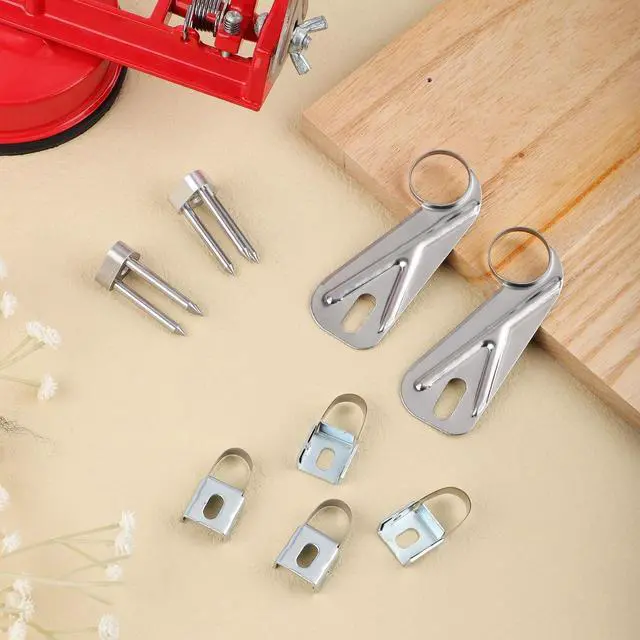 Alt view image 3 of 7 - 8pcs Apple Peeler Replacement Accessories, Fruit Peeler Machine Replacement Blade Apple Peeling Corer Blades Apple Cutter Apple Peeler Parts Universal Replacement Blades for Apple Potato