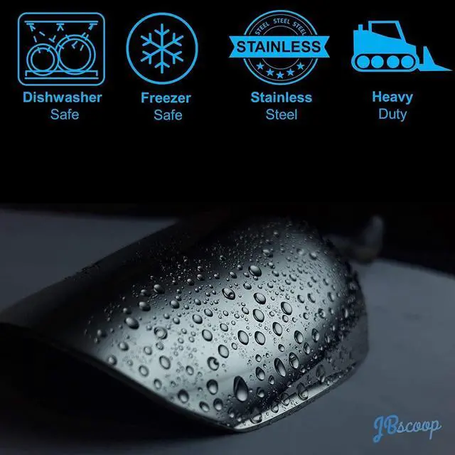 Alt view image 2 of 7 - JBscoop Metal Ice Scoop Stainless Steel, Popcorn Scoop, 9.4 Inch Dog Food Scoop Popcorn for Party Wedding, Heavy Duty Dishwasher Safe