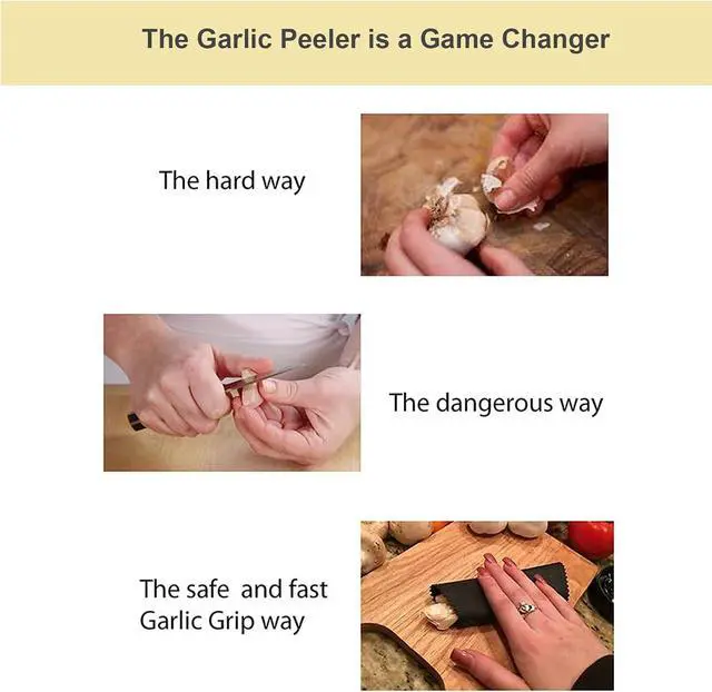 Alt view image 2 of 7 - 2 Set Peeler Silicone Easy Roll Tube Useful Garlic Odorfree Kitchen Tool (Red,Black)
