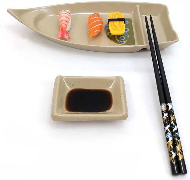 Alt view image 7 of 7 - JapanBargain, Bamboo Chopsticks Reusable Japanese Chinese Korean Wood Chop Sticks Hair Sticks 5 Pair Gift Set Dishwasher Safe, 9 inch (1, Multi-Crane)