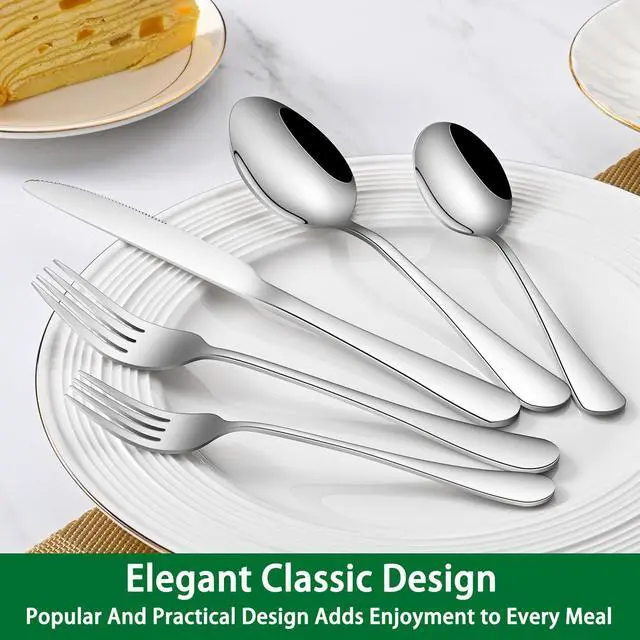 Alt view image 5 of 7 - 16-Pieces Teaspoons Sets,6.7 Inch Stainless Steel Small Tea Spoon Set,Dessert Spoons For Kitchen,Dishwasher Safe Metal Silverware Spoons For Hotel Restaurant