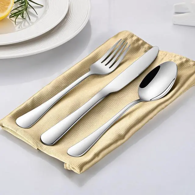 Alt view image 6 of 7 - 16-Pieces Teaspoons Sets,6.7 Inch Stainless Steel Small Tea Spoon Set,Dessert Spoons For Kitchen,Dishwasher Safe Metal Silverware Spoons For Hotel Restaurant
