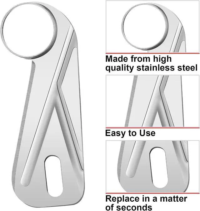 Alt view image 3 of 7 - Jutom Apple Peeler Corer Replacement Blades Bulk for Home Restaurant,12 Pcs