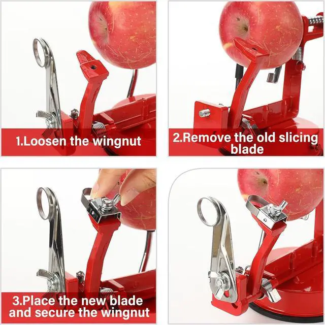 Alt view image 4 of 7 - Jutom Apple Peeler Corer Replacement Blades Bulk for Home Restaurant,12 Pcs
