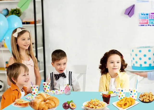Alt view image 5 of 7 - 4 Pack Pastel Plastic Tablecloth Disposable, 54x108 Inch | Colorful Rainbow Tablecloth, Disposable Rectangle Table Covers, for Birthday Picnic Wedding Baby Shower Party Decoration