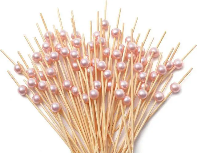 Main image of Cocktail Picks for Appetizers, Toothpicks for Appetizers, 200PCS Cocktail Toothpicks for Drinks Fruit, Decorative Bamboo Skewers for Appetizer Food Sticks