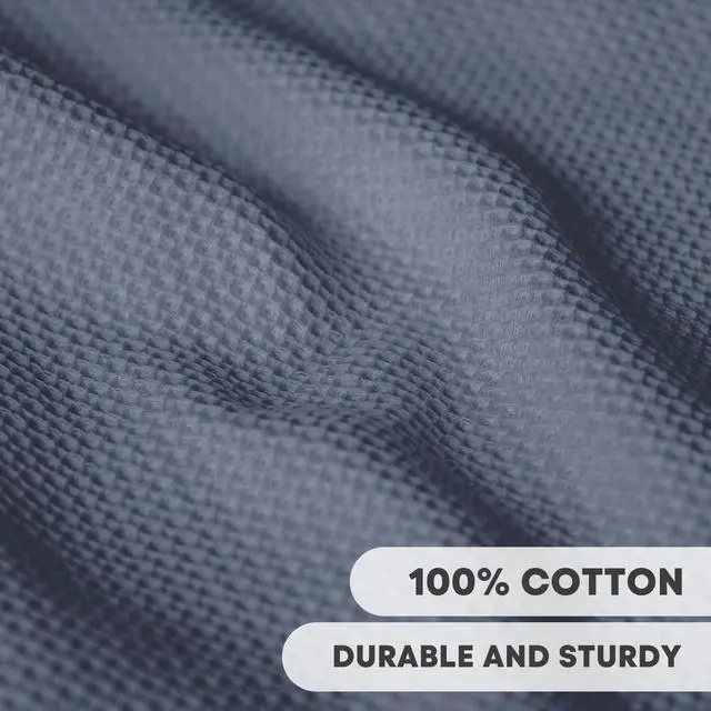 Alt view image 2 of 6 - Artoid Mode 100% Cotton Beige Brown Dark Grey Waffle Weave Kitchen Dish Cloths, 12x12 Inch Ultra Soft Absorbent Quick Drying Kitchen Dish Towels Set of 6, Multicolor