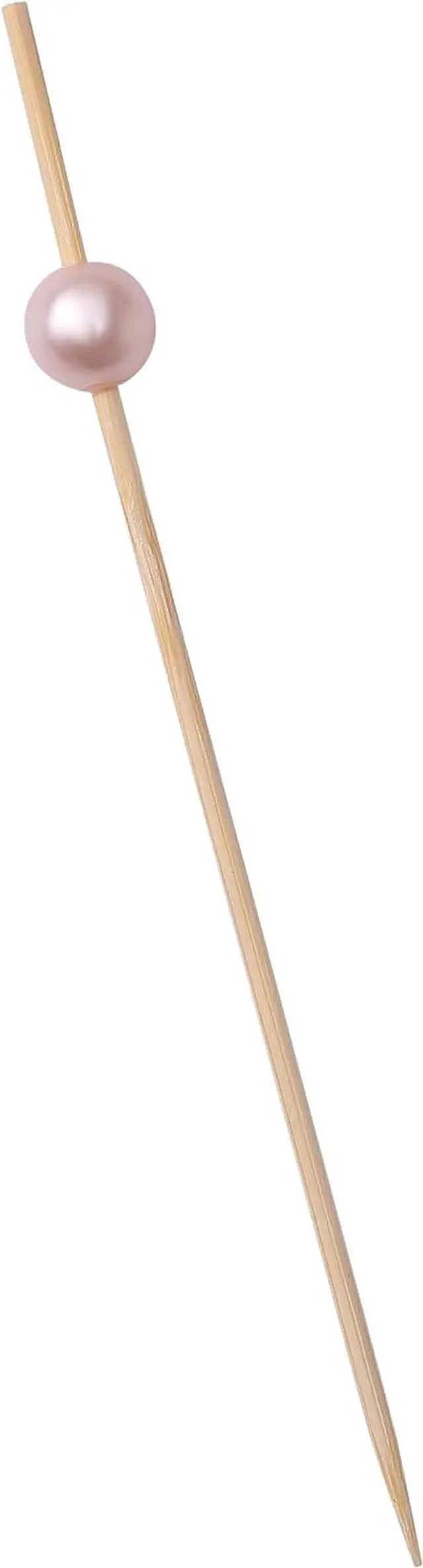 Alt view image 4 of 4 - Cocktail Picks for Appetizers, Toothpicks for Appetizers, 200PCS Cocktail Toothpicks for Drinks Fruit, Decorative Bamboo Skewers for Appetizer Food Sticks