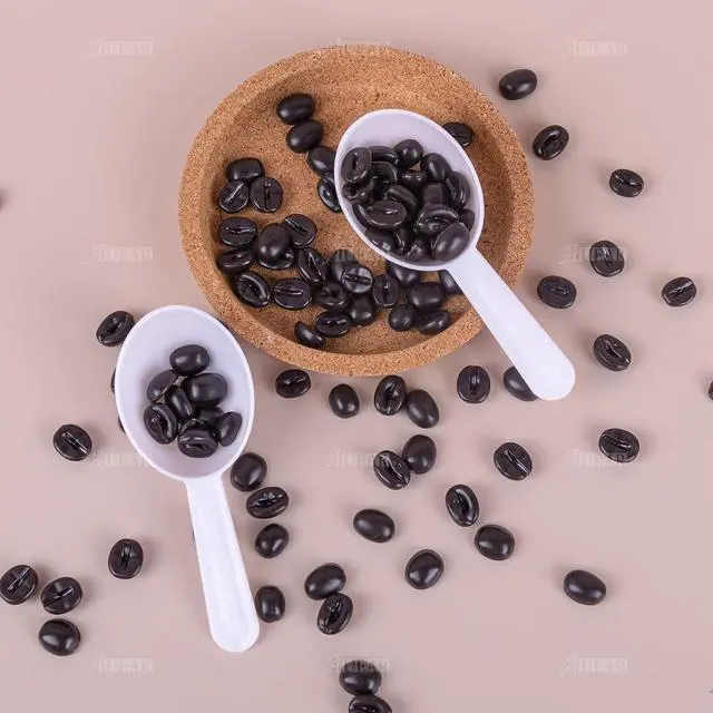 Alt view image 4 of 7 - AUEAR, 5 Pack White Tablespoon Coffee Scoop Plastic Measuring for Fruit Powder Seed Spices