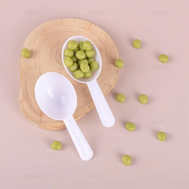 Alt view image 5 of 7 - AUEAR, 5 Pack White Tablespoon Coffee Scoop Plastic Measuring for Fruit Powder Seed Spices