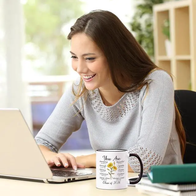 Alt view image 7 of 7 - Cabtnca 2026 Graduation Gifts, Religious Christian Graduation Coffee Mug for Her Him, High School College Masters Degree Gifts, 11Oz Coffee Mug