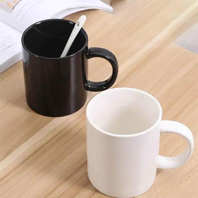Alt view image 7 of 7 - Up Yours Mug Thumbs Up Ceramic Middle Finger Coffee Cup 14 Ounces Milk Tea Funny Coffee Gift Mug for New Year, Christmas, Halloween and Birthday(White1)