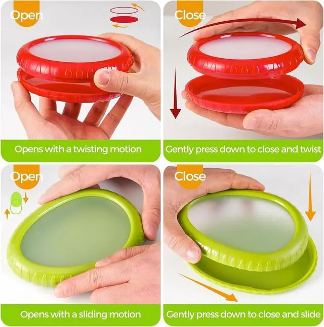 Alt view image 3 of 7 - Avocado Saver - Anti-Oxidation Silicone Avocado Storage Box, Fresh Stretch Pod, Reusable Avocado Container | Avocado Holder, Avocado Keeper for Fridge, Fridge Pod, Avocado Halves Storage